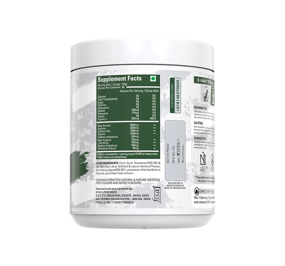 RED ZONE Pre-Workout - Image 3